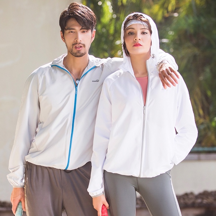 OhSunny Áo khoác thể thao tay dài chống tia uv siêu nhẹ thoáng khí UPF50+