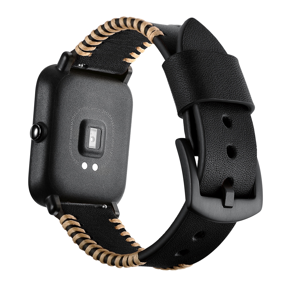 Dây đeo bằng da cho đồng hồ thông minh Huami Amazfit Bip 1S U