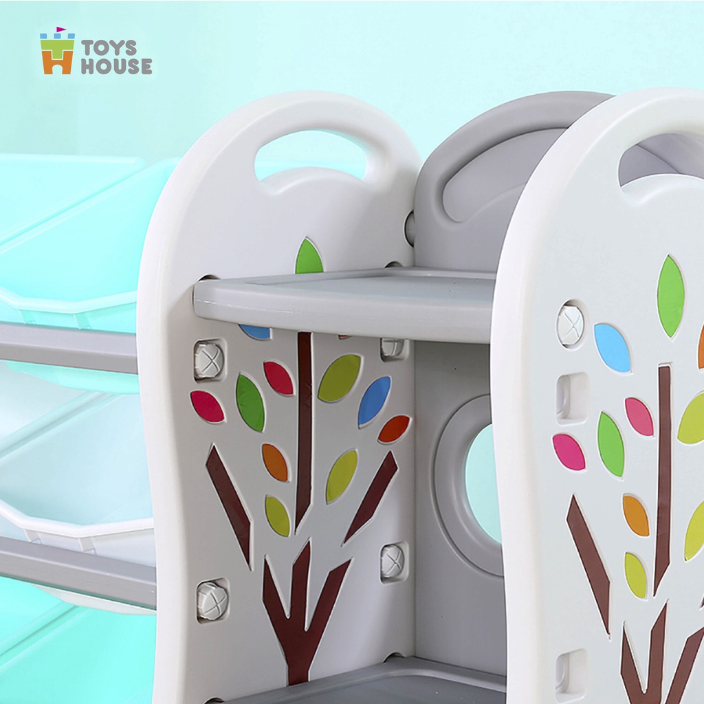 Kệ để đồ chơi, đồ dùng đa năng cho bé hình cây Toys House WM21E121 chính hãng cao cấp
