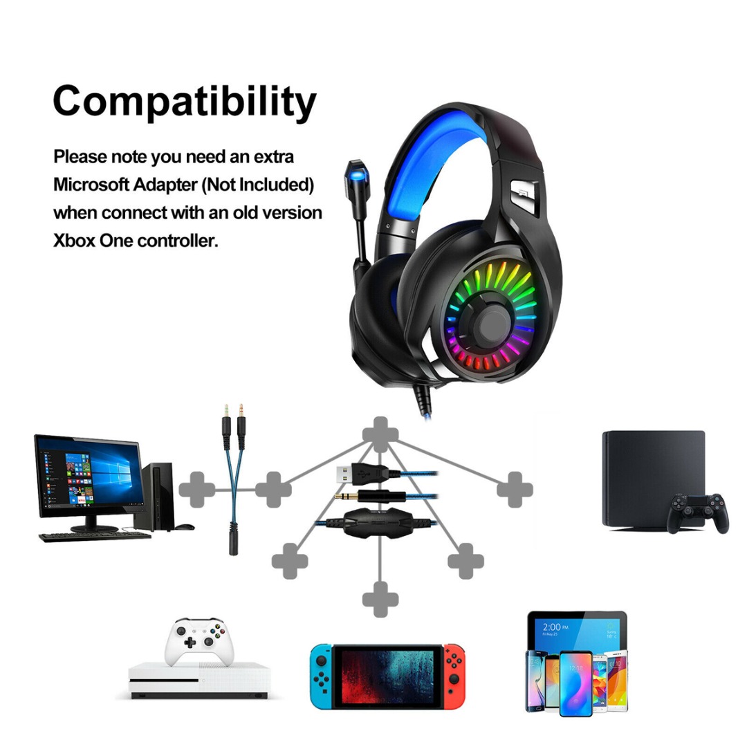 Tai Nghe Chơi Game Có Dây 3.5mm Cho Ps4 / Laptop / Xbox One | BigBuy360 - bigbuy360.vn