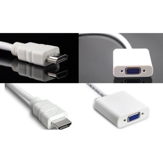 Cáp HDMI to VGA (cáp chuyển cổng HDMI sang cổng VGA)