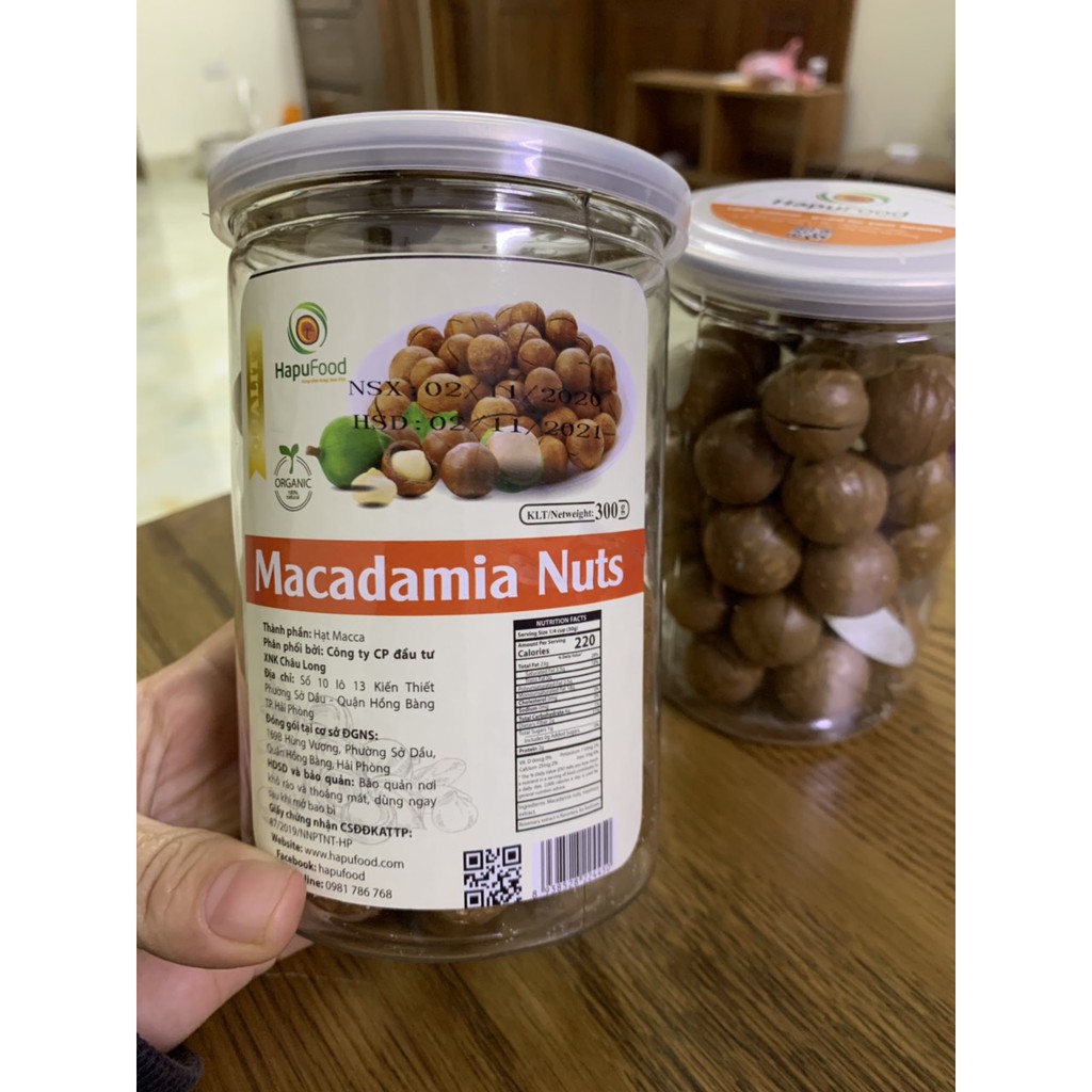 HẠT MACCA HAPUFOOD 300G