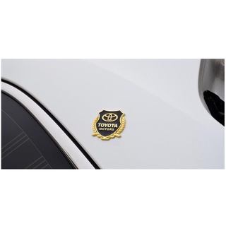 Biểu Tượng Bông Lúa Toyota Dán hông xe ô tô, bộ 2 logo