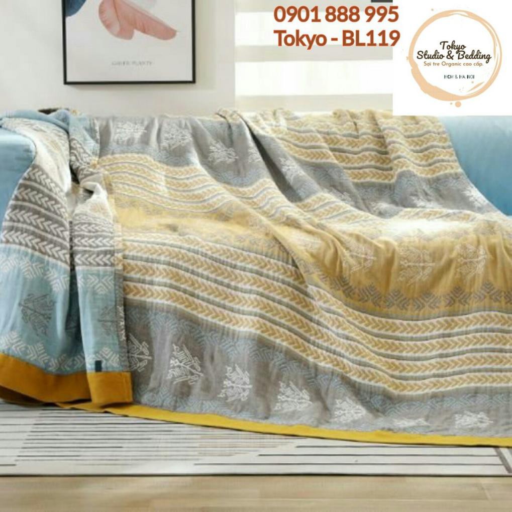 M82_Chăn Thu vải Xô Cotton Sợi tre Organic_Dòng Basic siêu kháng khuẩn