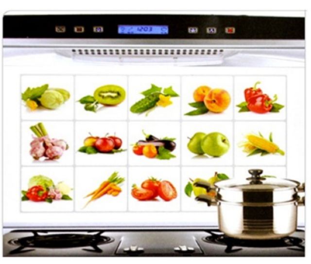 Giấy dán bếp cách nhiệt 75cm x 45cm | BigBuy360 - bigbuy360.vn