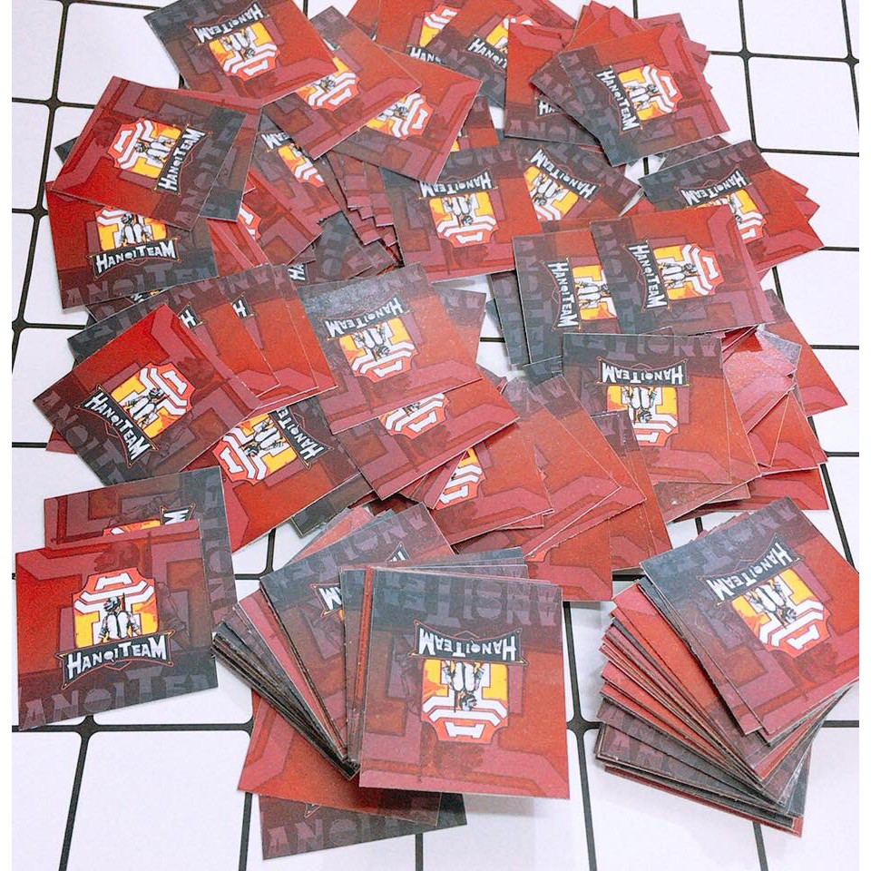 Sticker in theo yêu cầu có ép lụa decal bóc dán