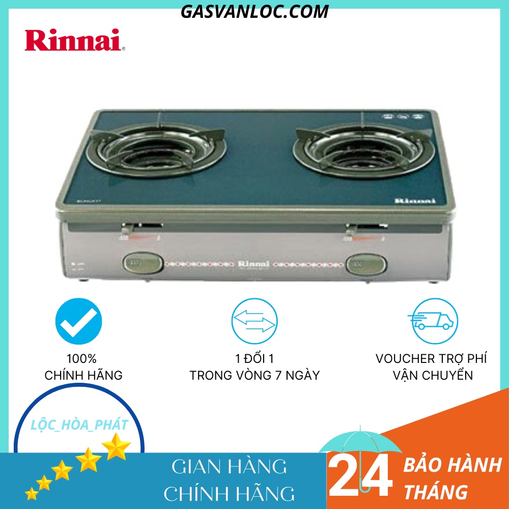 Bếp ga đôi Rinnai RV-5600-SCH - Đánh lửa IC - Ngắt ga tự động - Hàng chính hãng