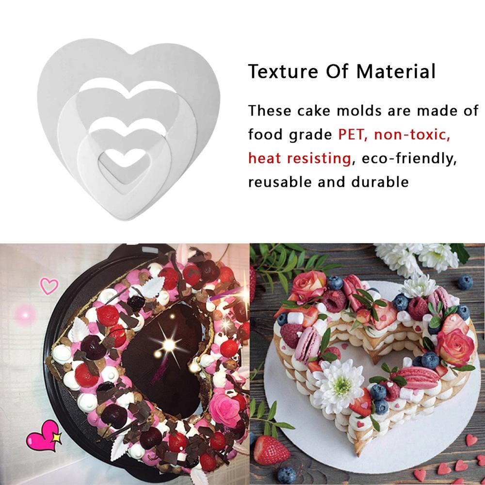 AUGUSTINA Khuôn Nhựa Làm Bánh Sinh Nhật / Valentine