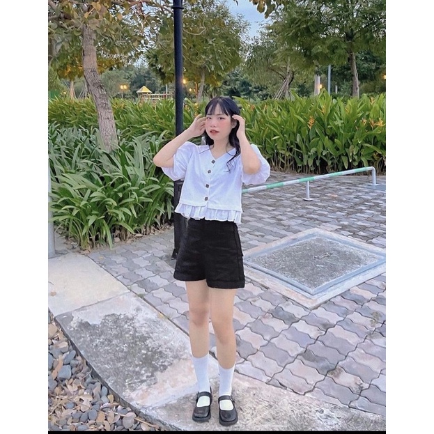 Quần shorts cơ bản dáng A Flared SODA POP