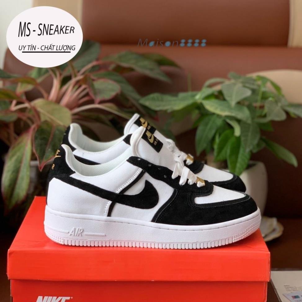 giày af1 trắng đen [MS Sneaker], giày thể thao air force lông chột hàng cao cấp full size 36-43