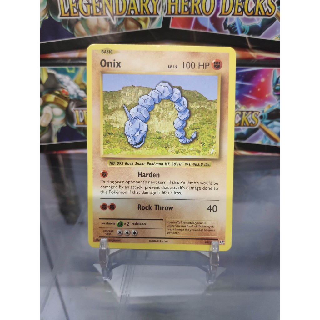 [ Dưa Hấu Yugioh ] Lá bài thẻ bài Pokemon Onix