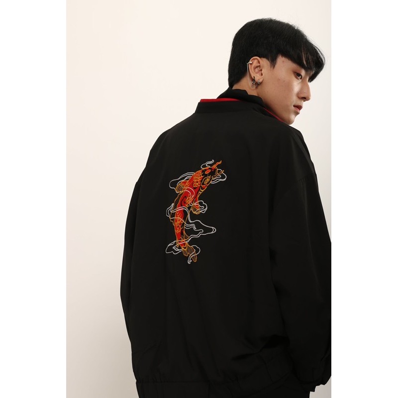 SAYO BOMBER - BLACK (Áo khoác ZUNEZX) | BigBuy360 - bigbuy360.vn