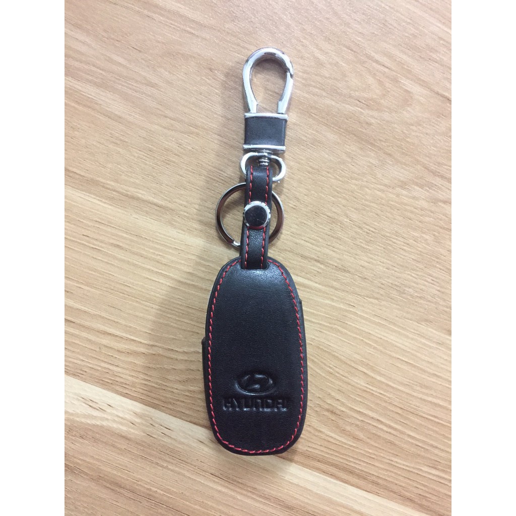 Bao da chìa khóa xe Santafe, Kona, Accent đời 2018 2019 2020 mẫu RO.