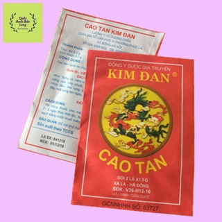 BỊCH 10 GÓI CAO TAN KIM ĐAN (gói 2 lá) - ĐÔNG Y