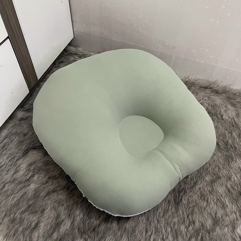 Gối chống trào ngược cho bé sơ sinh Hamymart vải xô muslin Organic cao cấp ( Ảnh thật)