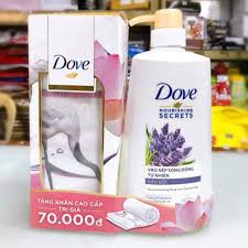Kem Xả DOVE Hoa Oải HƯơng & Lá Hương Thảo 650g