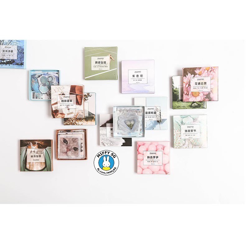 Hộp 80 washi sticker SƠ TÂM