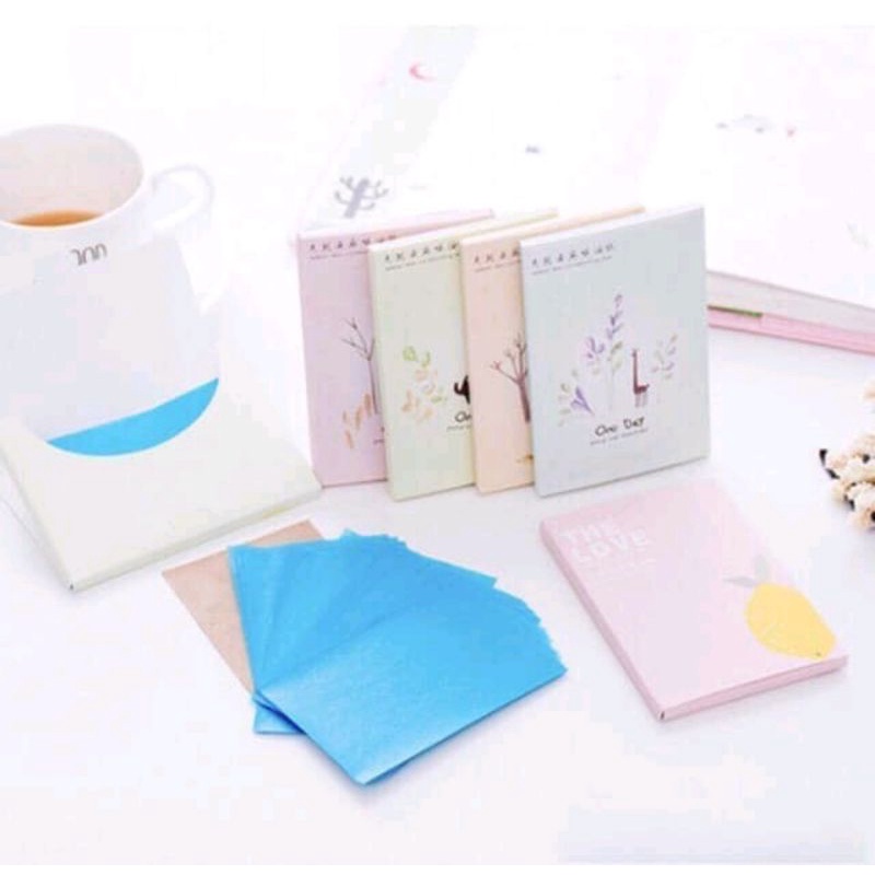 Giấy thấm dầu 50 tờ nội địa Trung