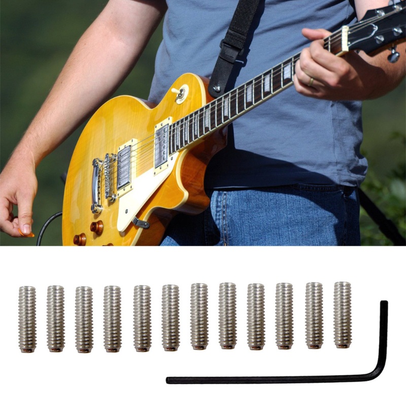 Bộ 12 Ốc Vít Lục Giác Dài (4-4 X 3 / 8 &quot;) Có Thể Điều Chỉnh Độ Cao Tiện Dụng