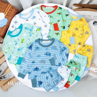 Bộ dài tay cho bé 17-25kg - bộ dài tay minky mom