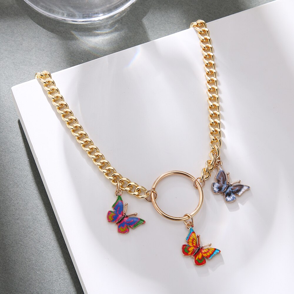 Vòng Cổ Choker Hình Bướm Xinh Xắn Dành Cho Nữ