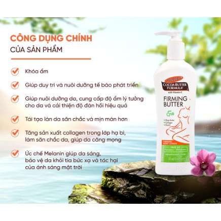 Sữa dưỡng thể làm săn chắc da sau sinh Palmer's Firming Butter 315ml - PL4064 | BigBuy360 - bigbuy360.vn