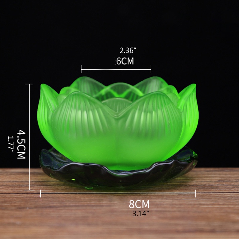 2 Giá Đỡ Nến Hình Lá Sen Nhiều Màu Trang Trí Bàn Khách Sạn