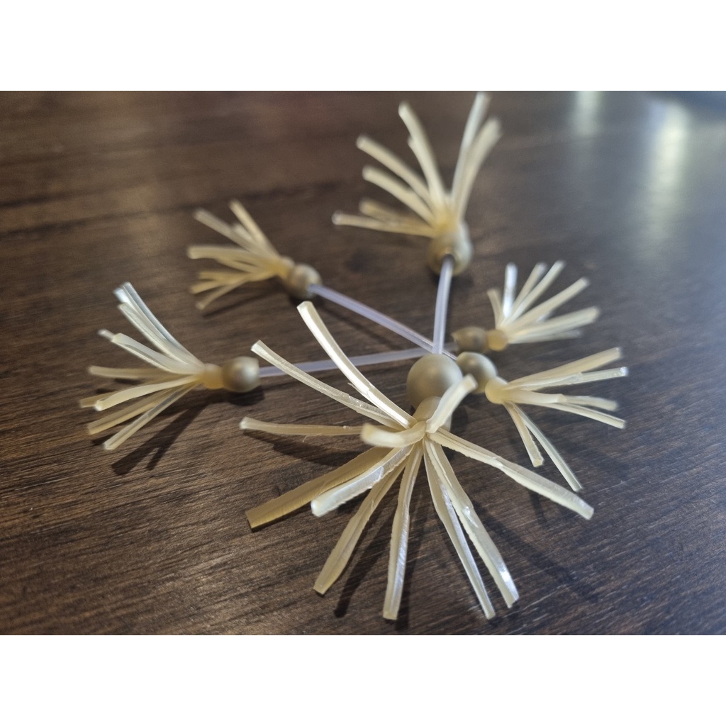 01 Khuyên Râu Bi Inox Thân Nhựa dài 38mm