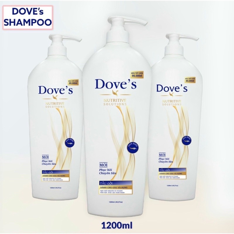 DẦU GỘI DOVE’S SIÊU PHỤC HỒI 1200ml