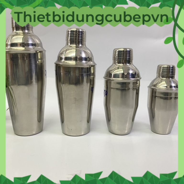 Bình pha chế trà sữa inox Shaker các size