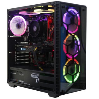Vỏ thùng Case chuyên game 1stPlayer FireBase X7-lite kính cường lực