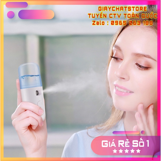 Máy xông mặt Nano Phun sương làm đẹp da mặt - Máy Xịt Khoáng Nano Mini - Máy Phun Sương Xông Hơi Da Mặt | BigBuy360 - bigbuy360.vn