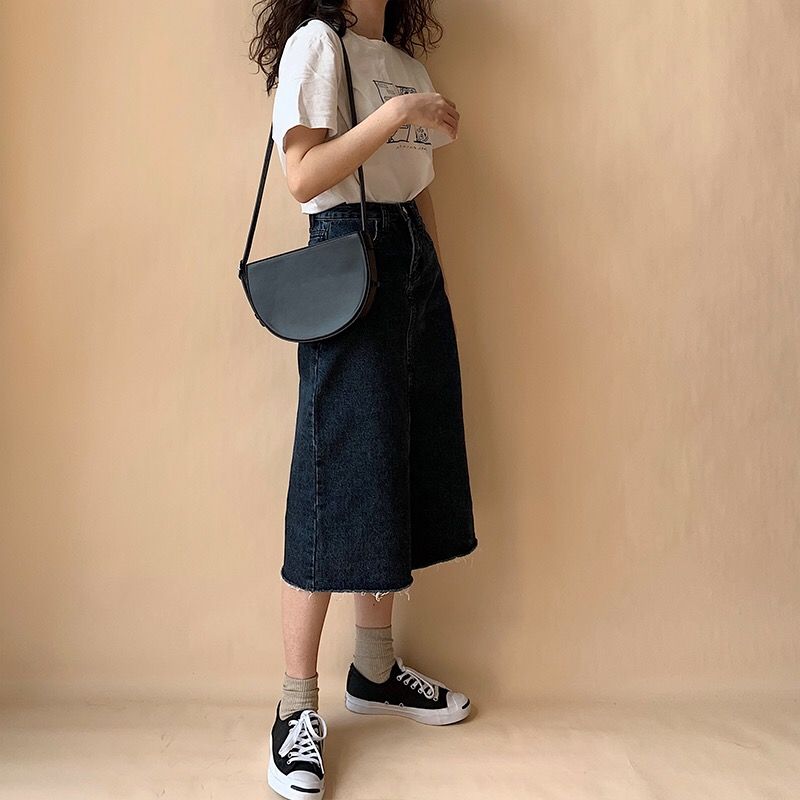 Túi PU Đeo Chéo Thiết Kế Yên Ngựa Thời Trang Cho Nữ | BigBuy360 - bigbuy360.vn