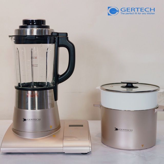 (Có ảnh thật- hàng chính hãng) máy xay nấu giảm ồn Gertech GT-006