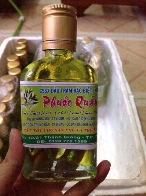 1 Lọ tinh dầu tràm Phước quảng loại đặc biệt nguyên chất xịn nhất