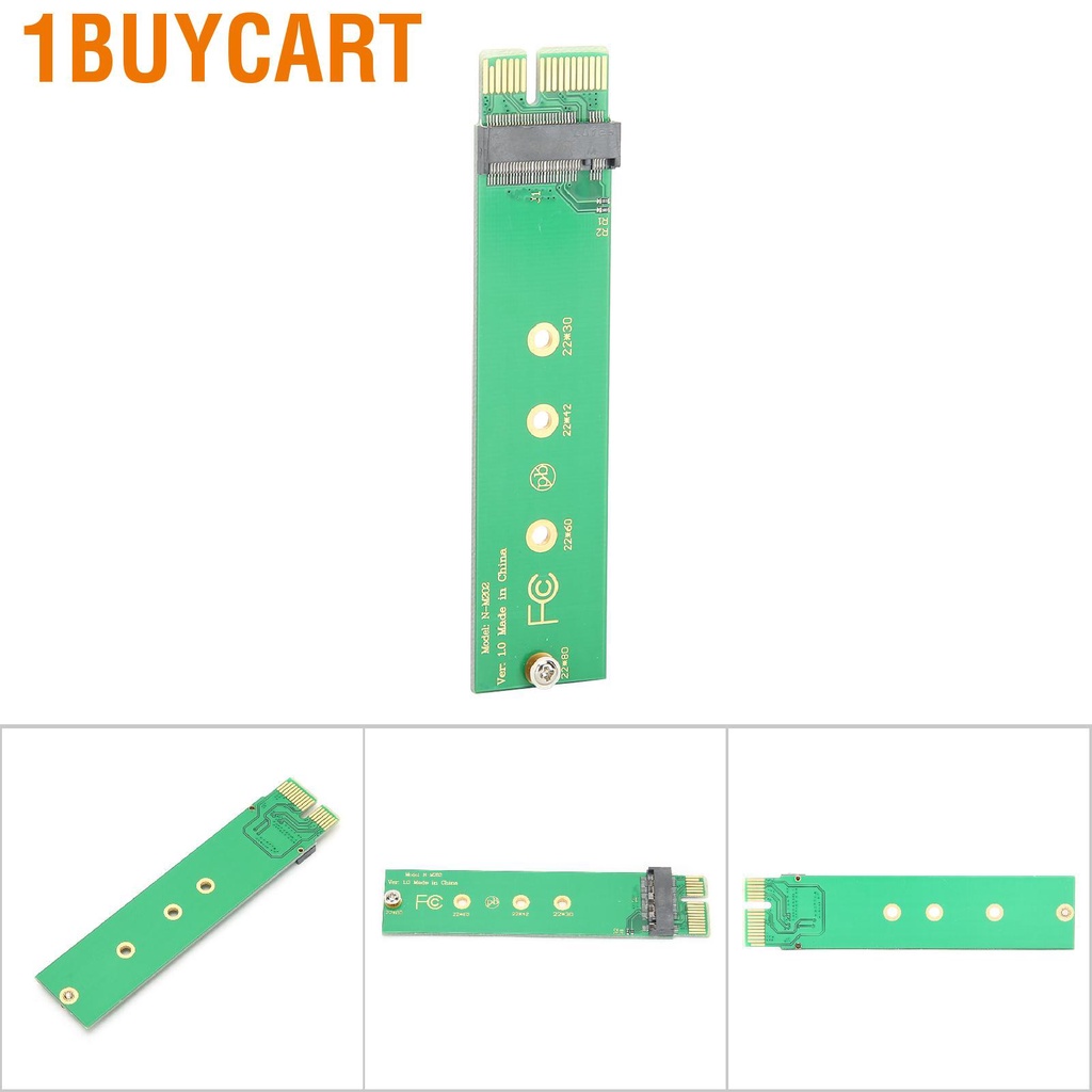 1buycart PCIE to M2 Hard Disk Adapter Expansion Cards PCI-E X4 M.2 SSD SATA/NVME NGFF