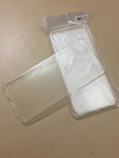 Ốp lưng Silicon TPU mềm trong suốt dành cho Nokia 7.2