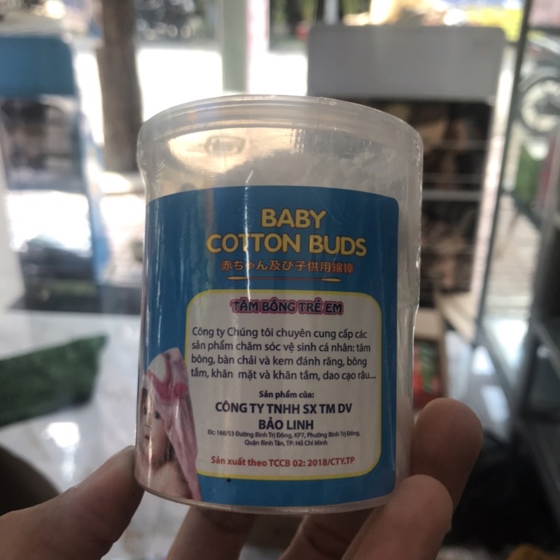 Tăm Bông Rose cho trẻ em hộp 200 que