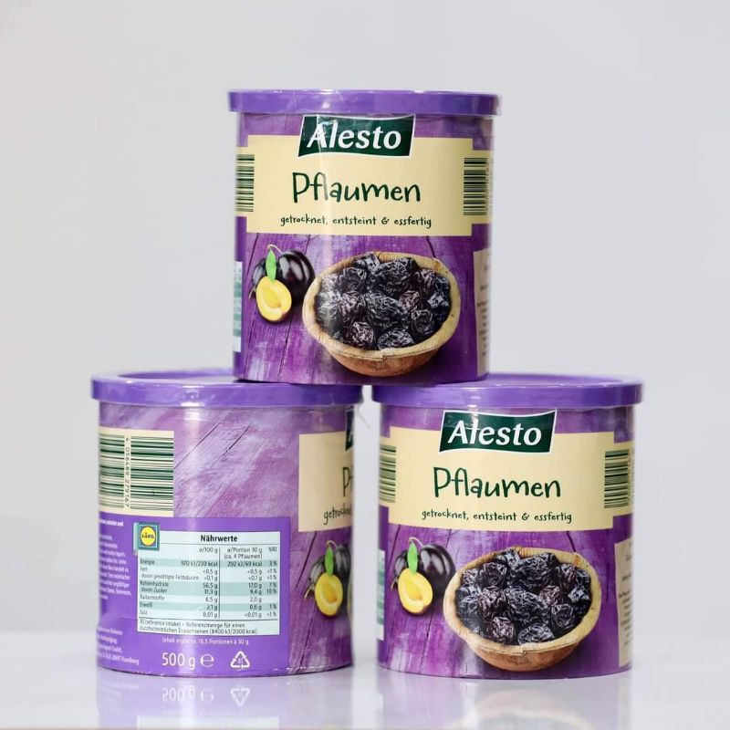 Mận đen sấy dẻo Alesto Pflaumen 500g