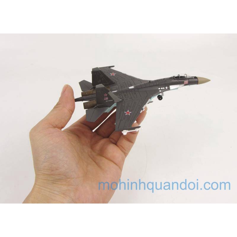 Mô hình máy bay Su-35 nhỏ Hợp kim Dài 15cm