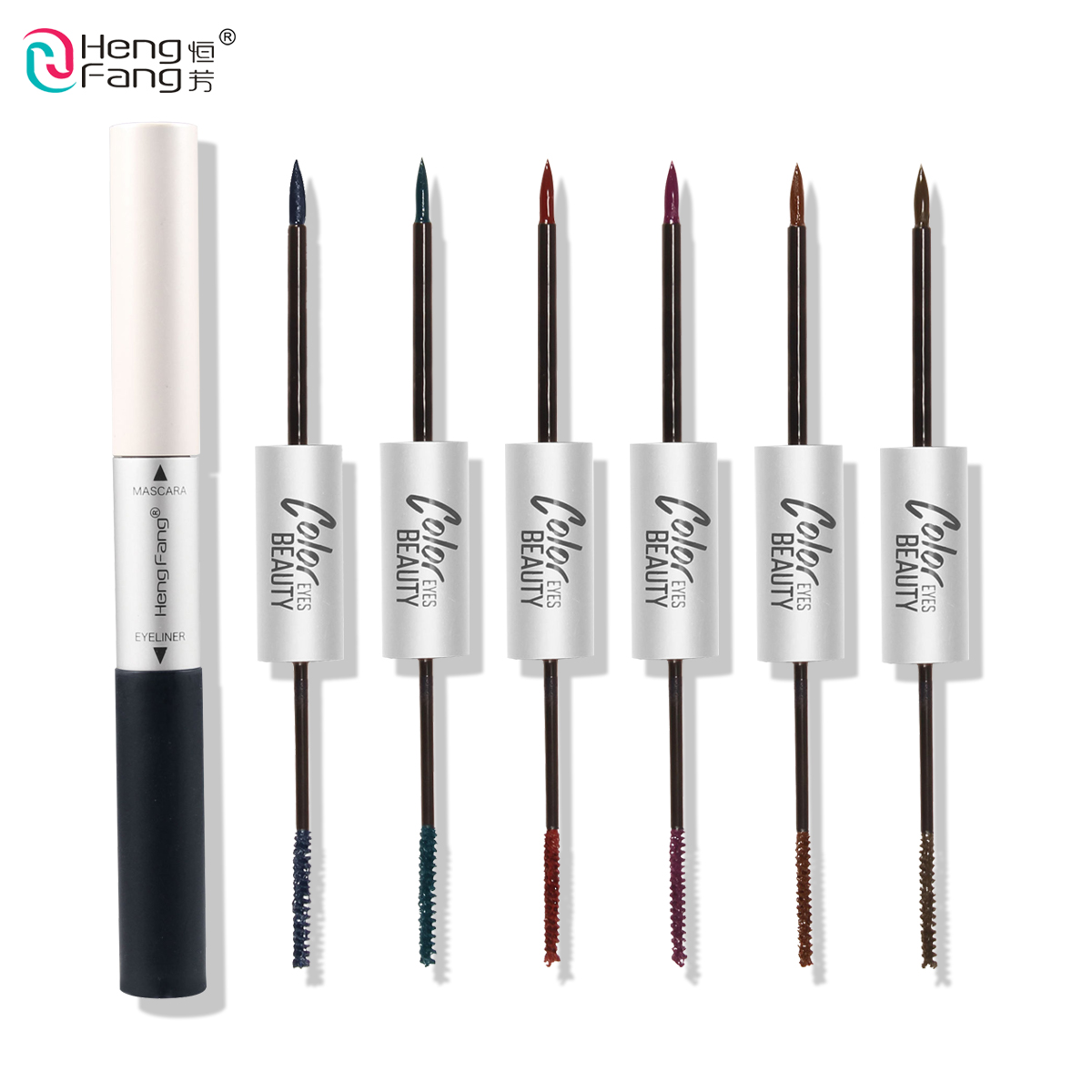 Mascara Kiêm Bút Kẻ Mắt Hengfang H6235 4g + 4g Hai Đầu Không Thấm Nước Lâu Trôi | BigBuy360 - bigbuy360.vn