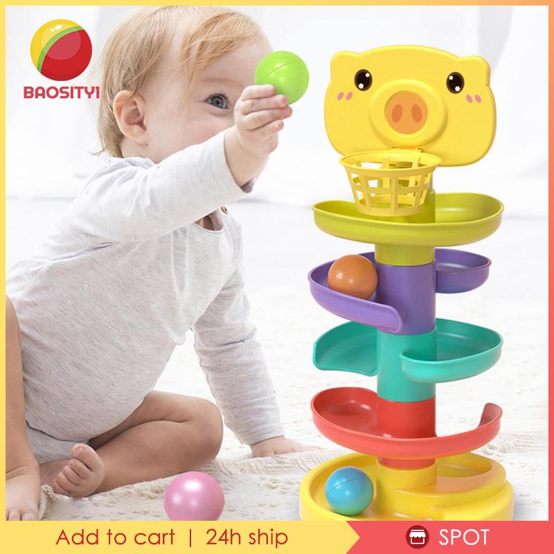 Đồ chơi bóng lăn theo phương pháp Montessori cho bé 2 3 4 tuổi