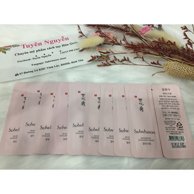 Combo 10 gói kem Hoa Mơ Sulwhasoo