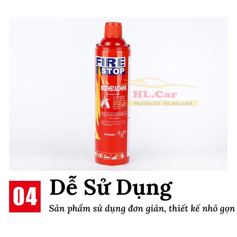 Bình Chữa Cháy Mini, 500ml