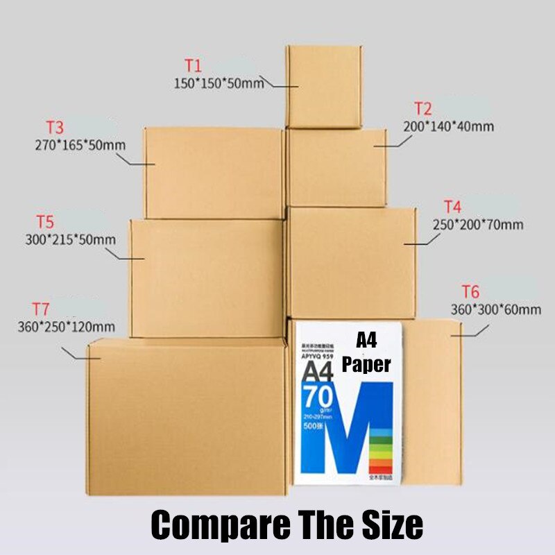 Hộp Giấy Kraft Màu Sắc Dùng Để Đựng Quà Giáng Sinh