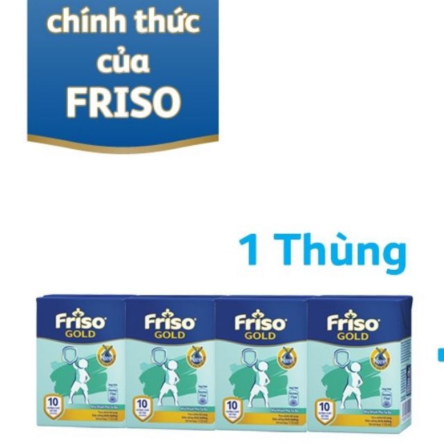 Thùng sữa friso gold pha sẵn 110ml (12 vỉ × 4 hộp×110ml) date 6.2021