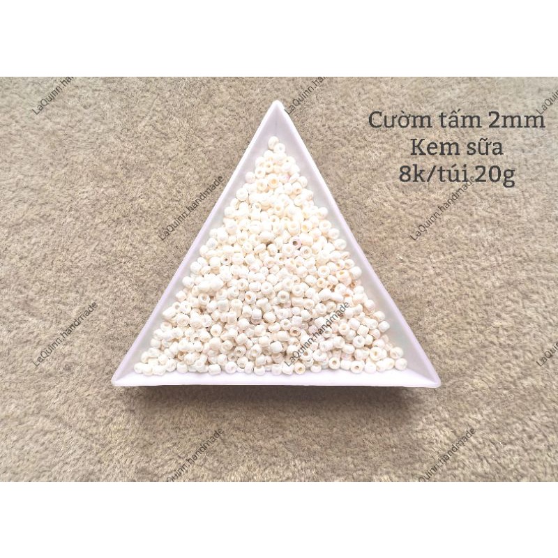 Hạt cườm tấm 2mm nhiều màu sắc link 2 - Nguyên liệu handmade