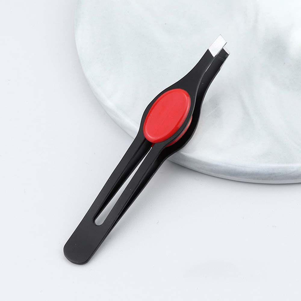 USNOW Nhíp Gắp Lông Mi Đầu Phẳng Bằng Cao Su Siêu Bền Tiện Dụng