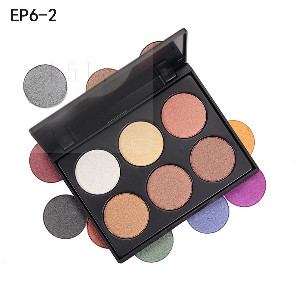 (Hàng Mới Về) Bảng Phấn Mắt 6 Màu Lấp Lánh Nhung Mịn Không Thấm Nước | BigBuy360 - bigbuy360.vn