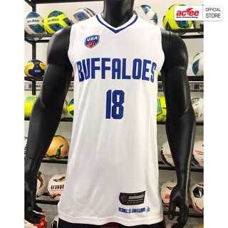 Áo thi đấu bóng rổ hanoi buffaloes vba 2021 - màu trắng - thanh lý